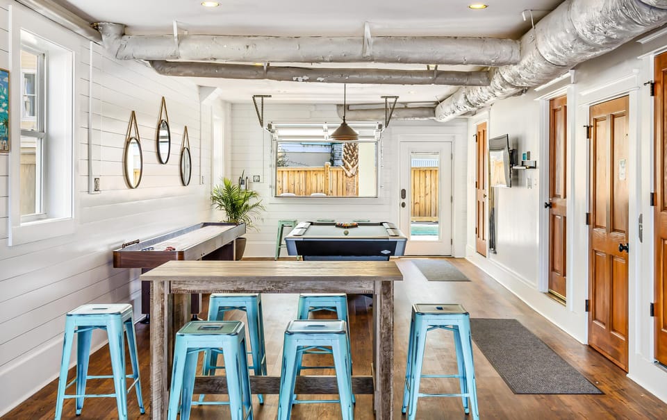 Ground floor Game Room/Garage