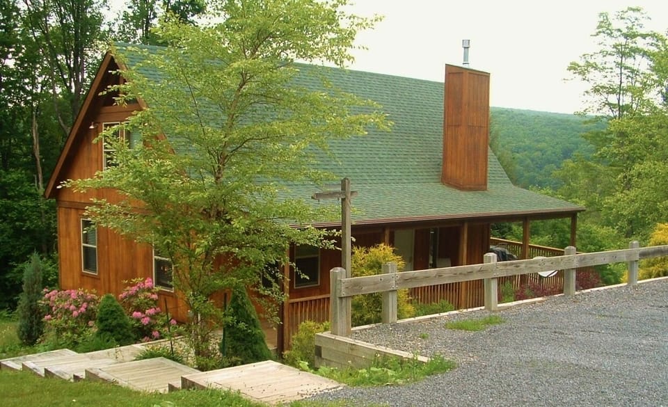 Front View of House in the summer