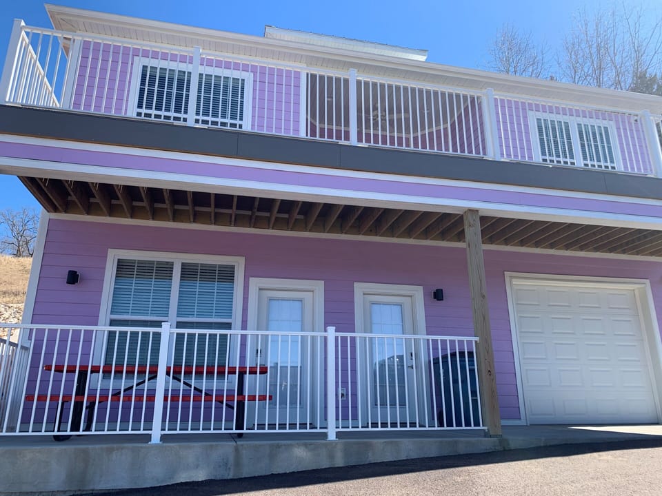 Front or main entrance. Garage used for golf carts only