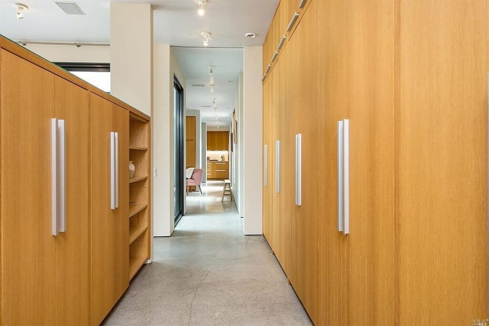 lots of closet space for master bedroom