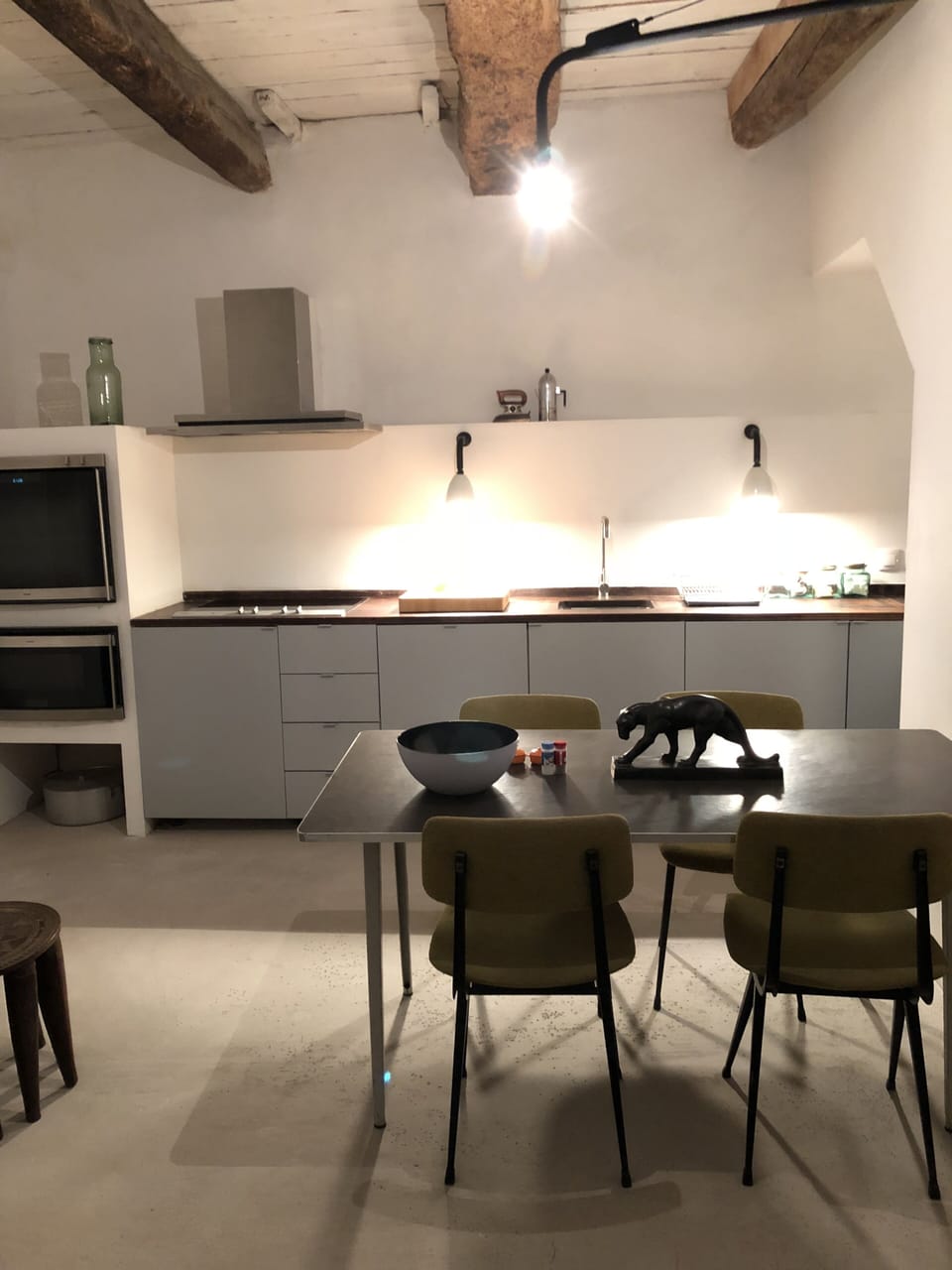 Kitchen ready for you to prepare meals with gaggenau appliances