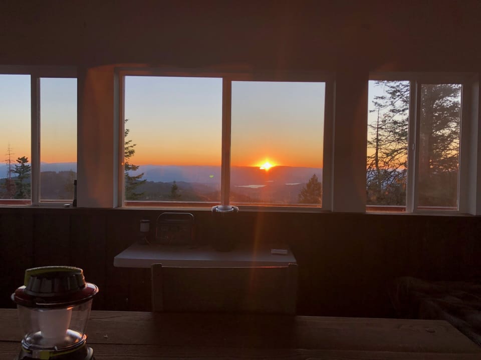 Sunrise over Idaho