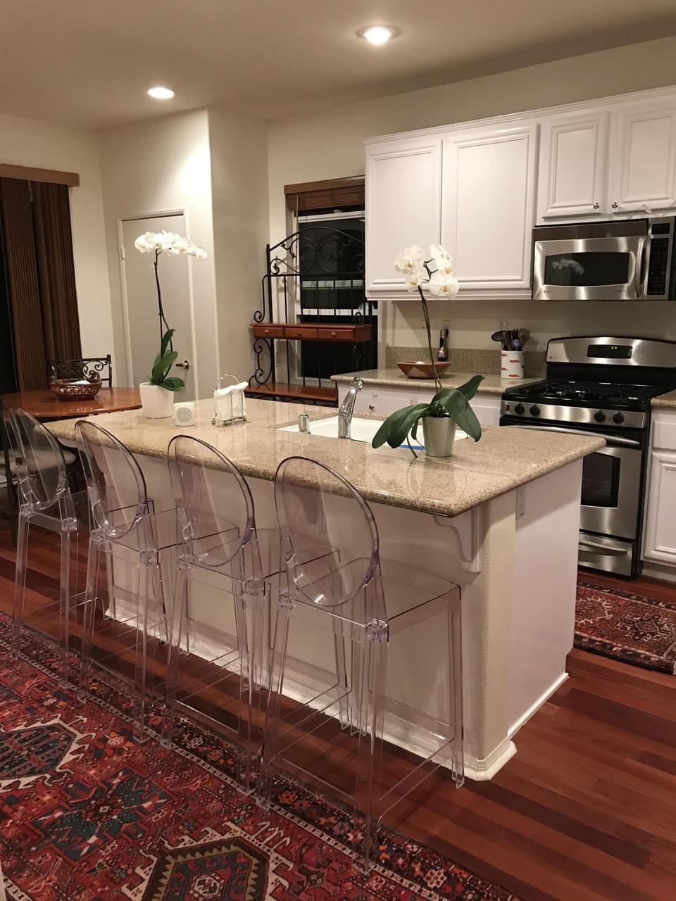 fully stocked kitchen
