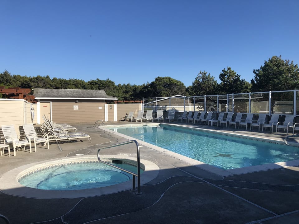 hot tub and pool (open seasonally)