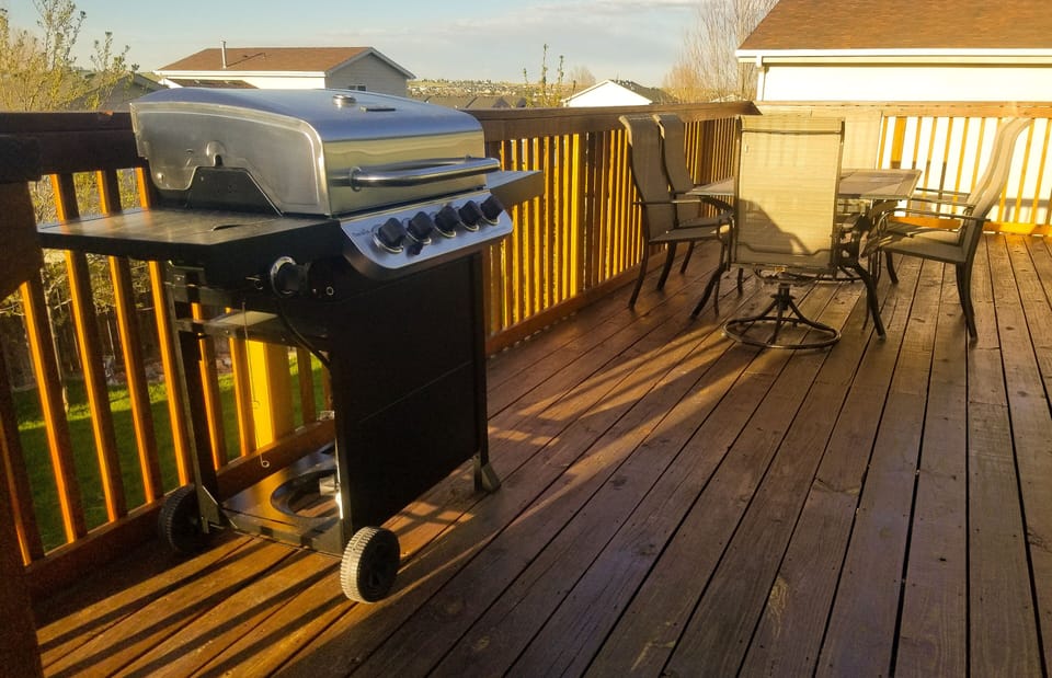 Grill out on the deck!