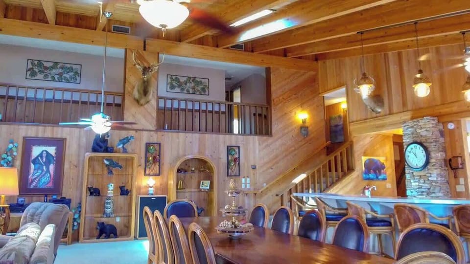 Dining Area in Great Room with 14 seat dining table