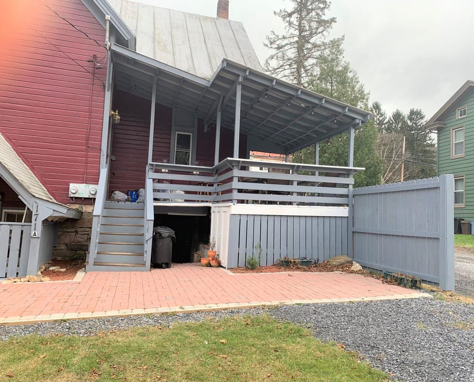 Back porch and back entrance 