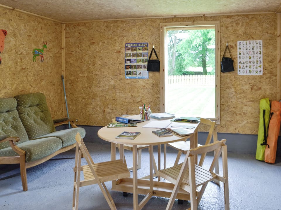 Garden room with space for activities | Ramerish Retreat, Laurieston, near Gatehouse of Fleet