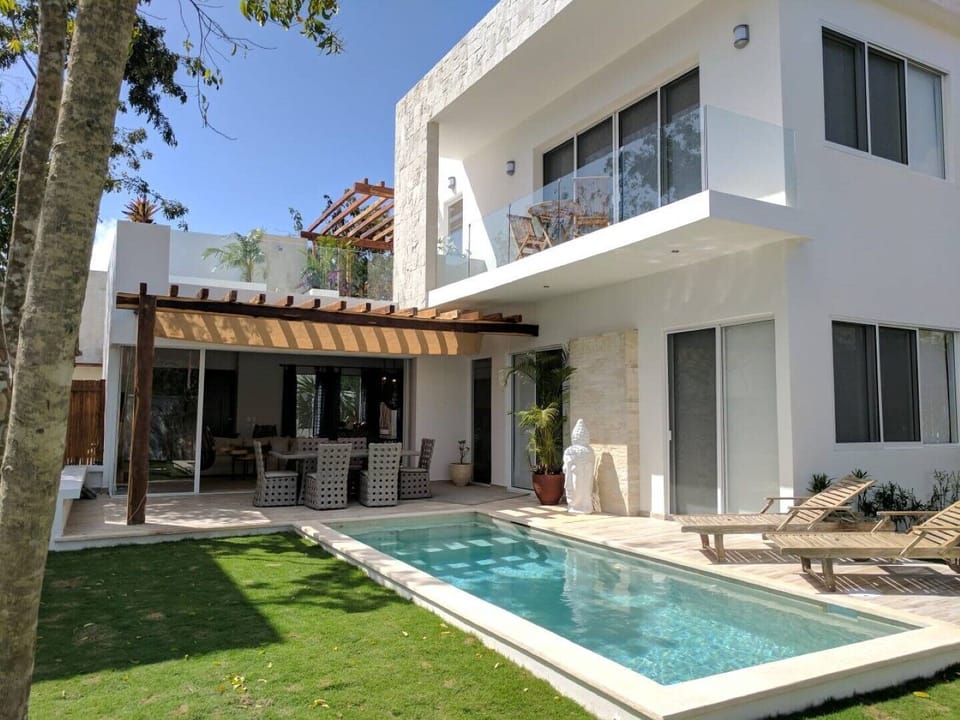view from private garden