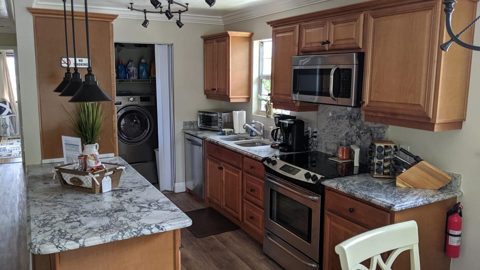 kitchen and laundry