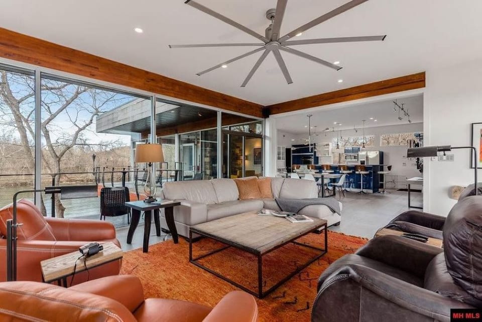 Living Room open to Kitchen.