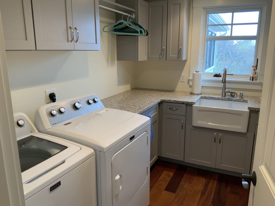 Laundry room with ocean views!
