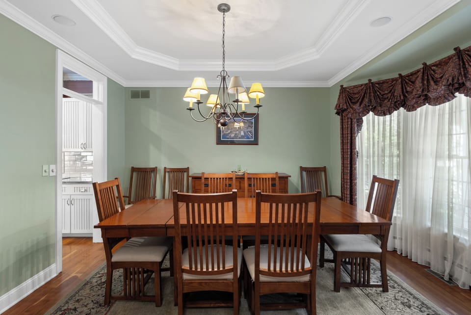 Second dinning room table