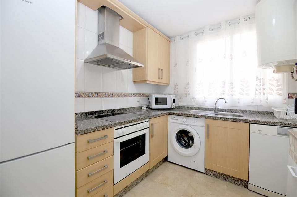 Kitchen is fully equipped with all the appliances