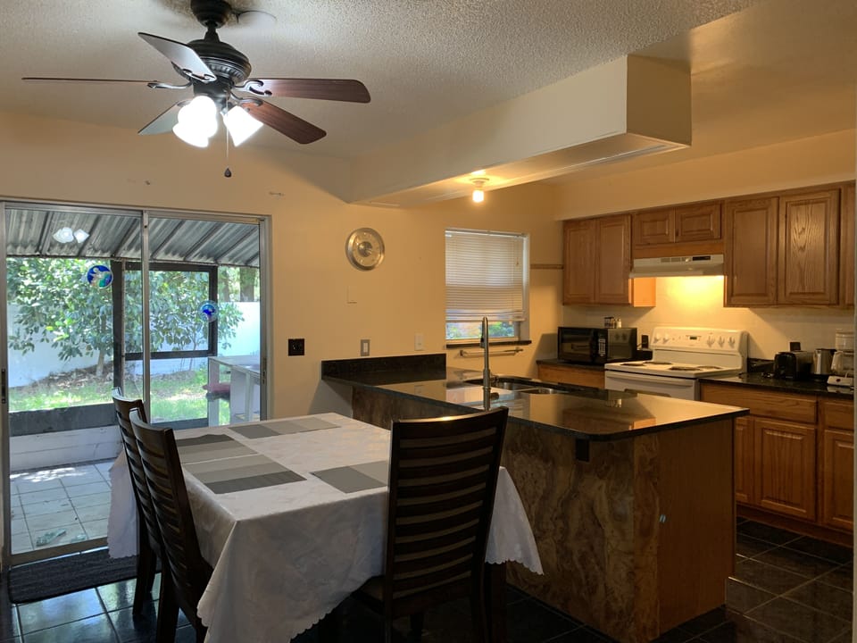 Dining room + Kitchen