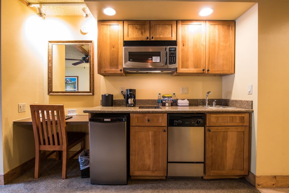 Prepare meals in the comfort of your very own kitchenette.