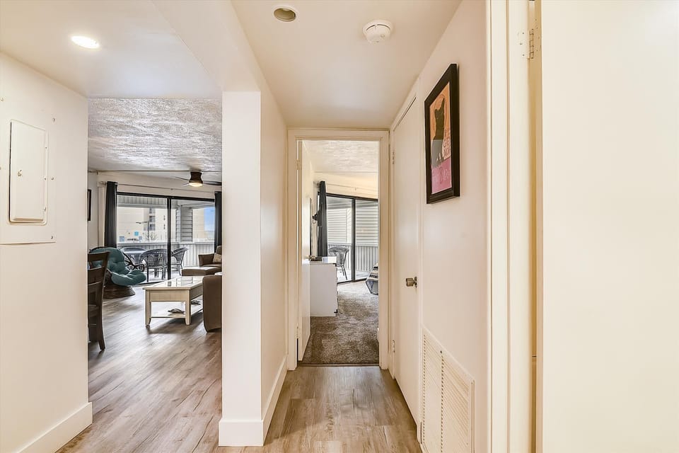 Entrance to unit