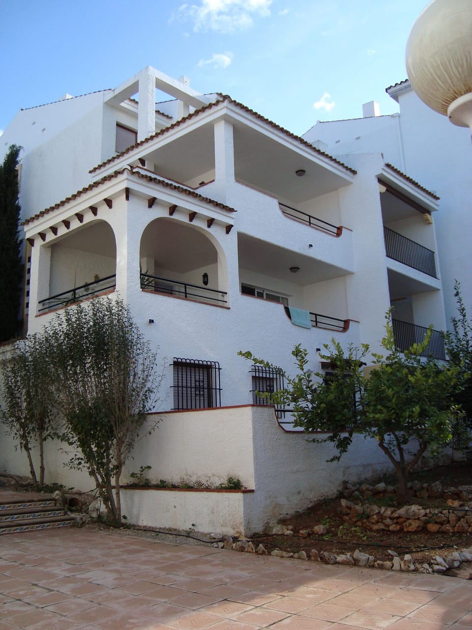 View of back of block & terrace