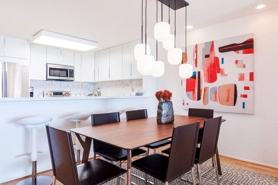 dining room and bar