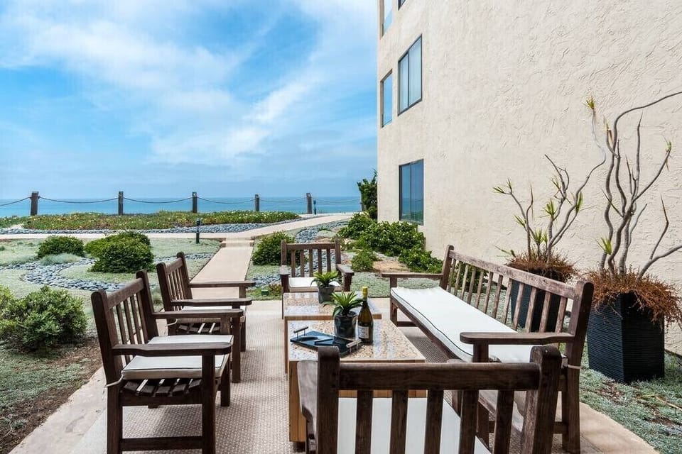 patio with view to ocean