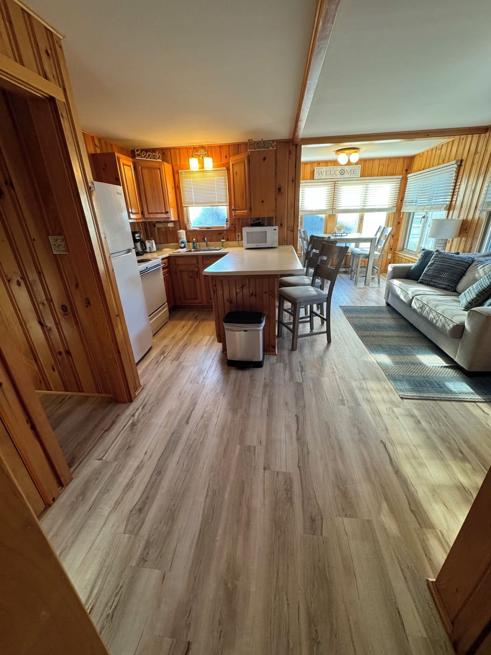 Kitchen view from 2nd floor bedrooms.