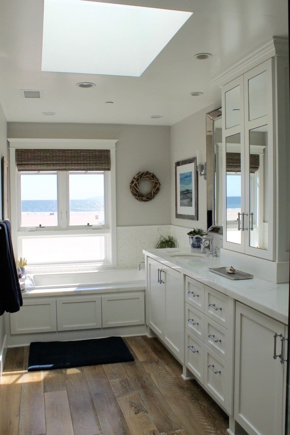 Primary bathroom with ocean view
