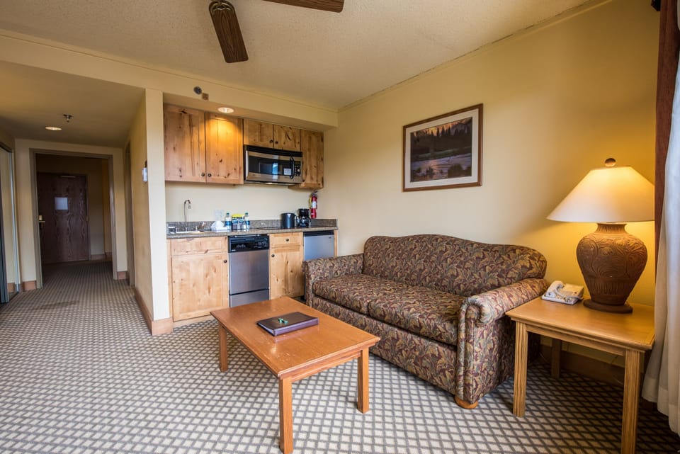 Prepare simple meals in the kitchenette.
