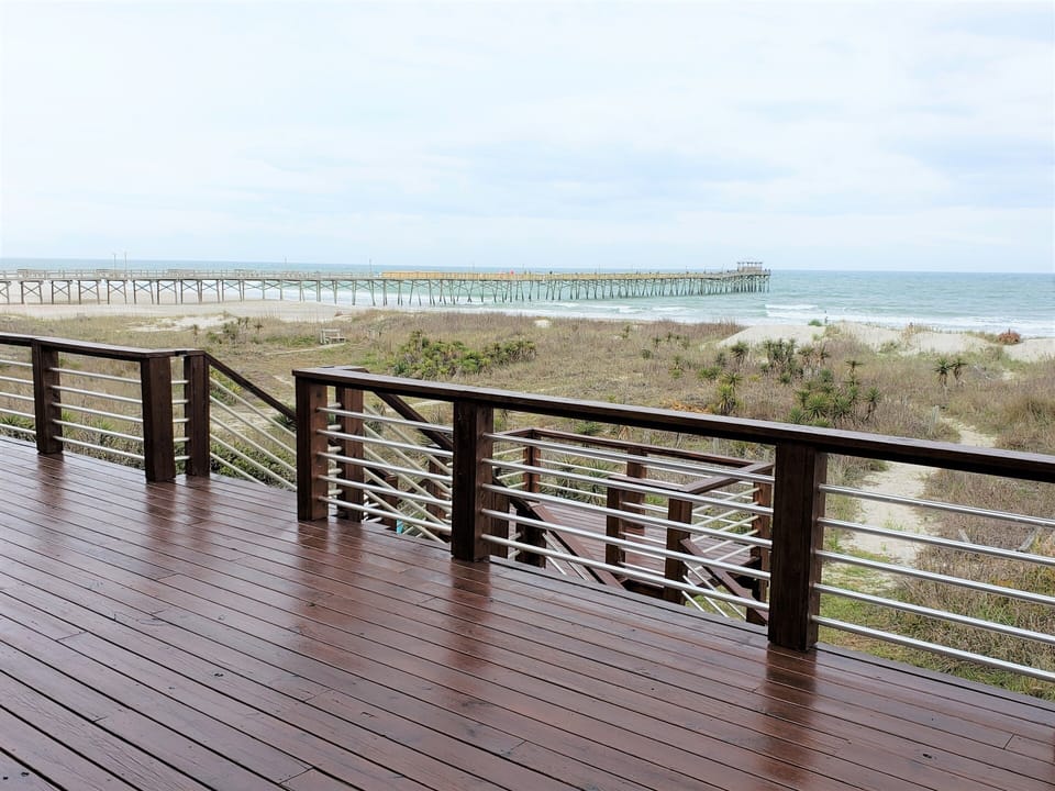 Deck after a rain.