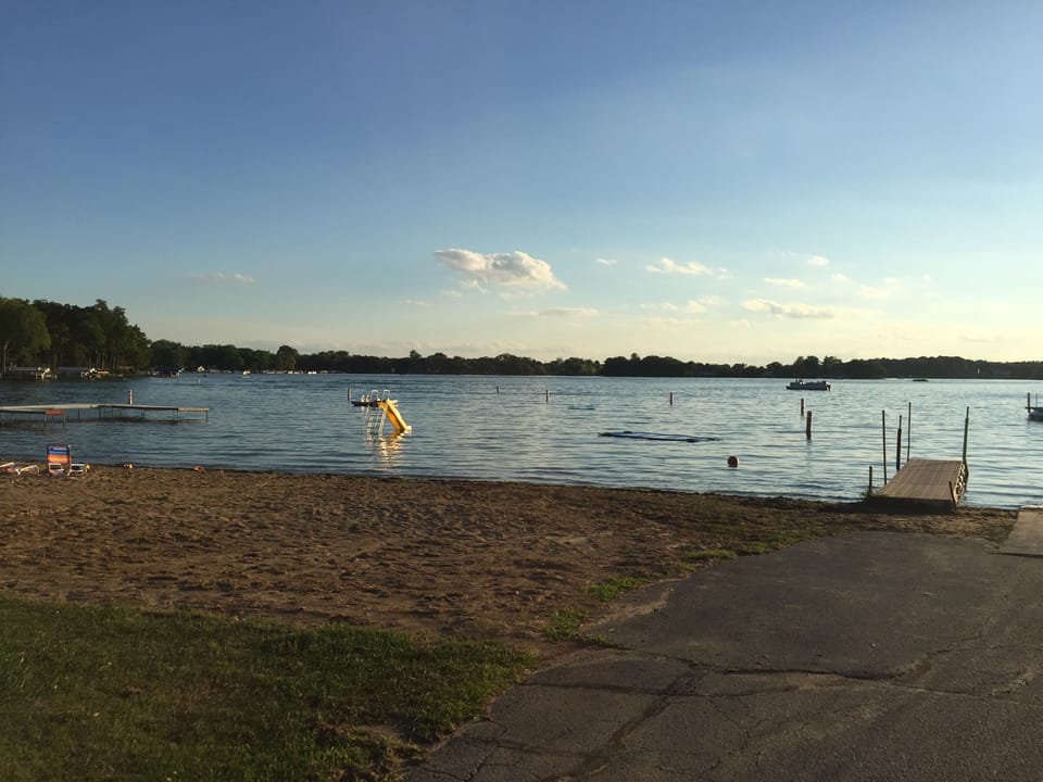 Cedar Park private sandy beach