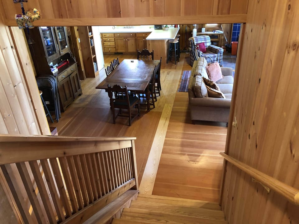 View from upstairs