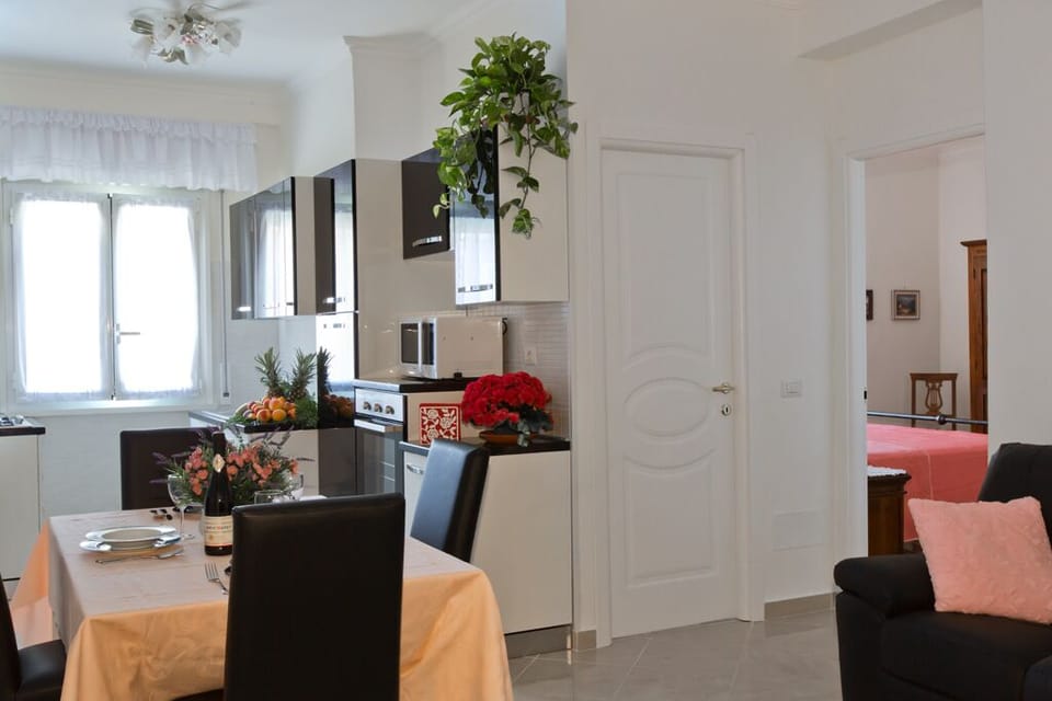 Living room with kitchen