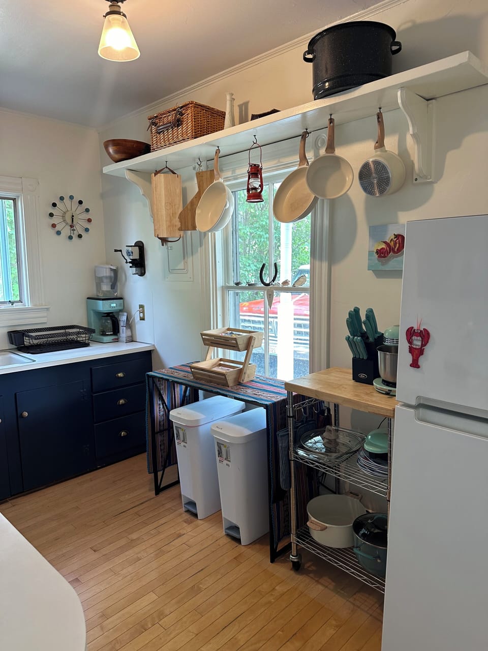 Stocked full kitchen on main floor.