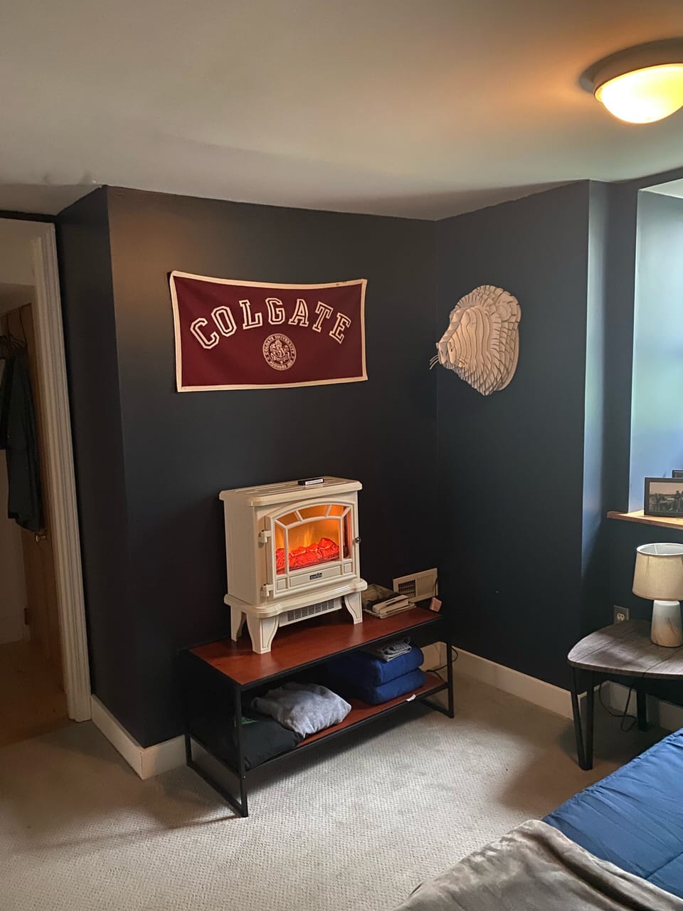Cozy downstairs bedroom.