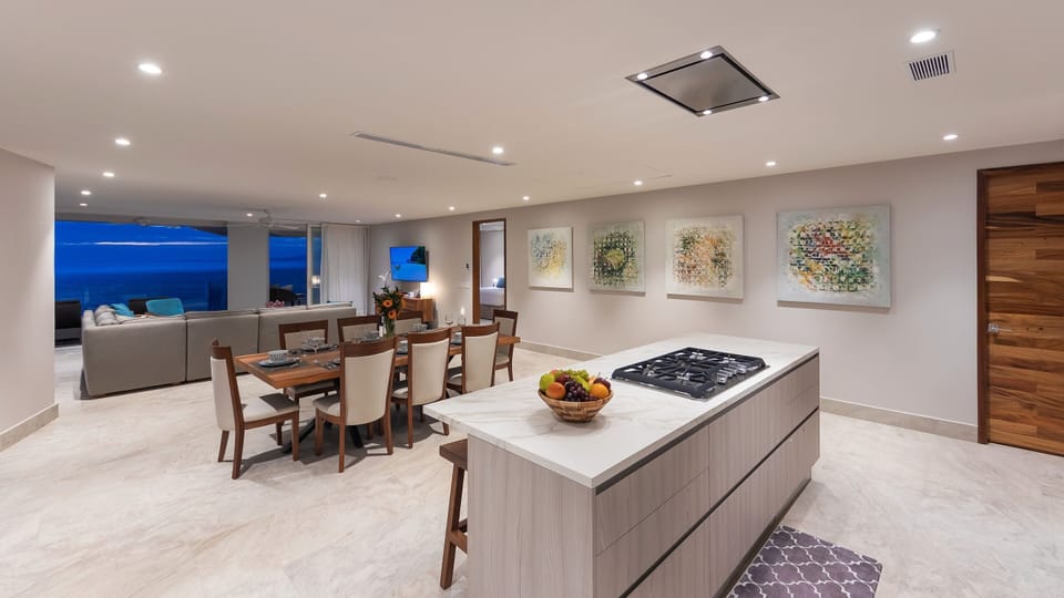 View from kitchen area