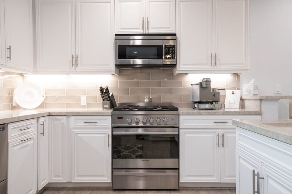 Brand new, top of the line appliances