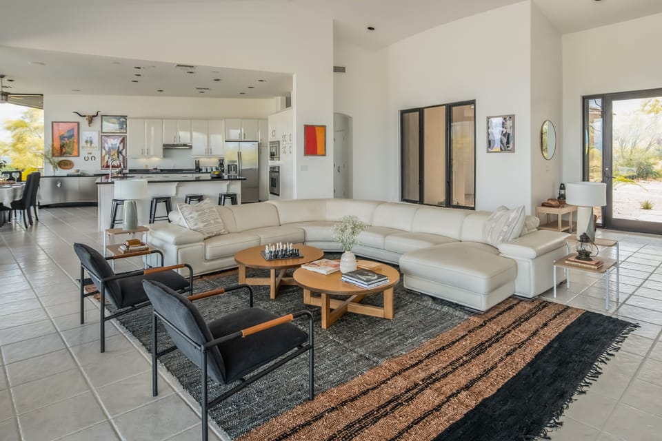 Living room. An entertainer's dream.