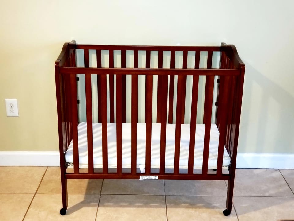 Crib for your baby! Just bring your own bedding for your child!