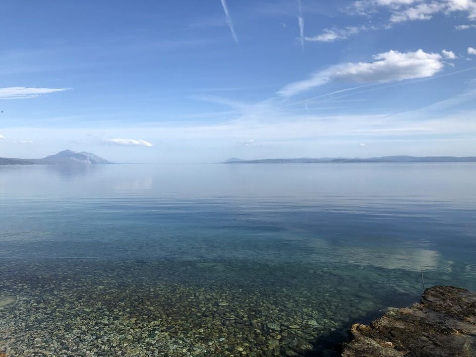 Crystal clear seaside accessible directly from the property