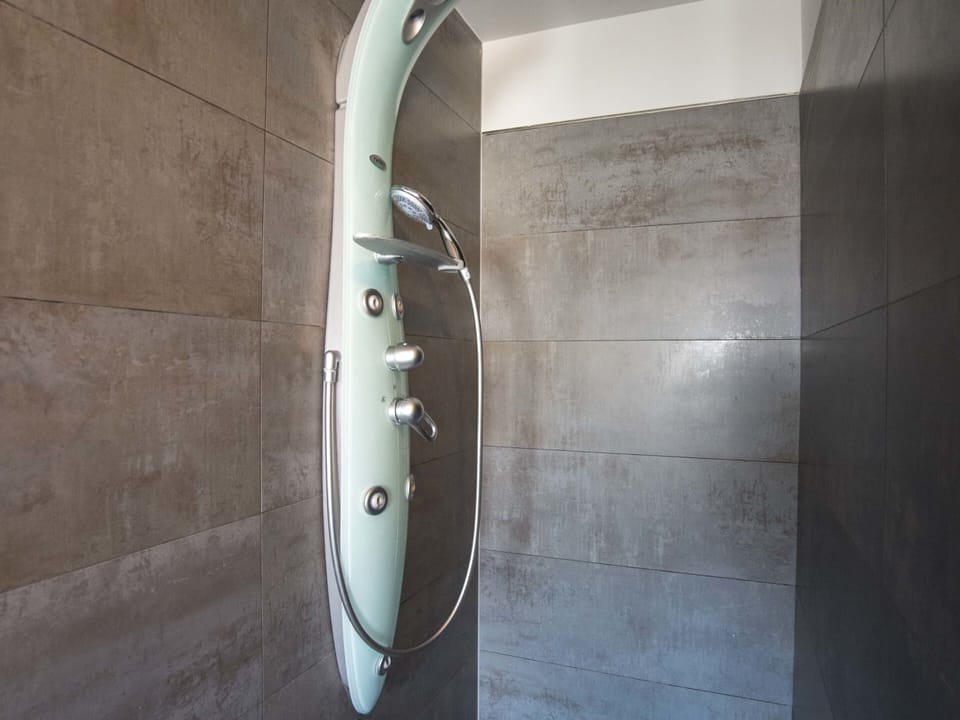 Our private luxurious bathroom with a power shower