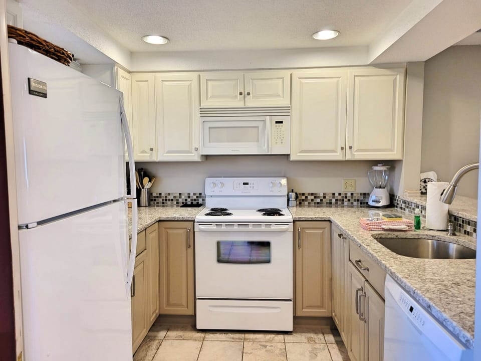 Bright and full kitchen