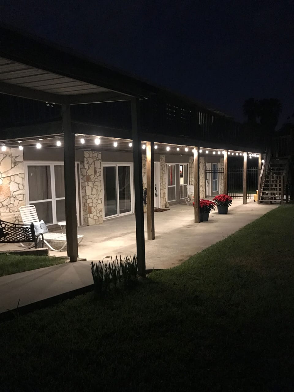 This is your entrance, the 2nd  door on the right.