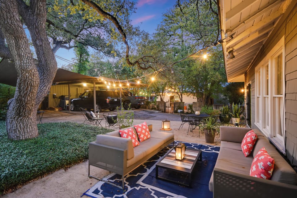 Patio area with seating