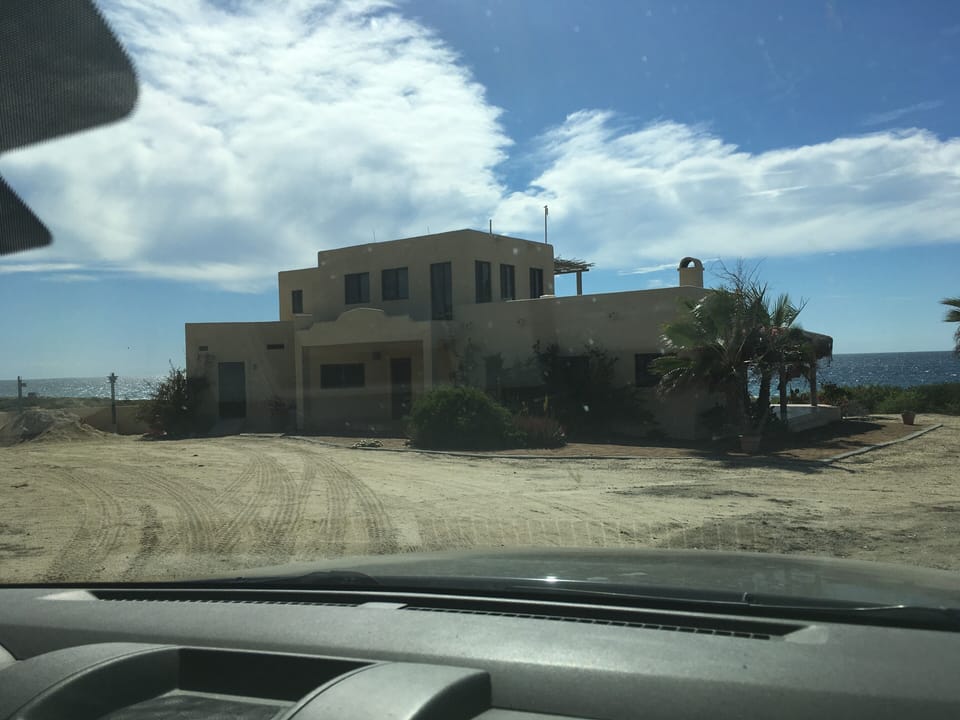 From the driveway