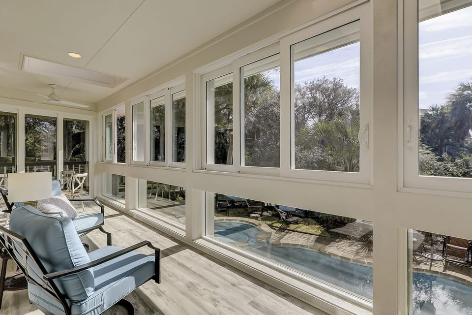 Screened Porch Off Main Living Area