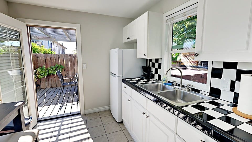 Your Private Patio right outside the Kitchen