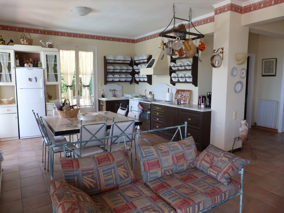 The kitchen in ground floor