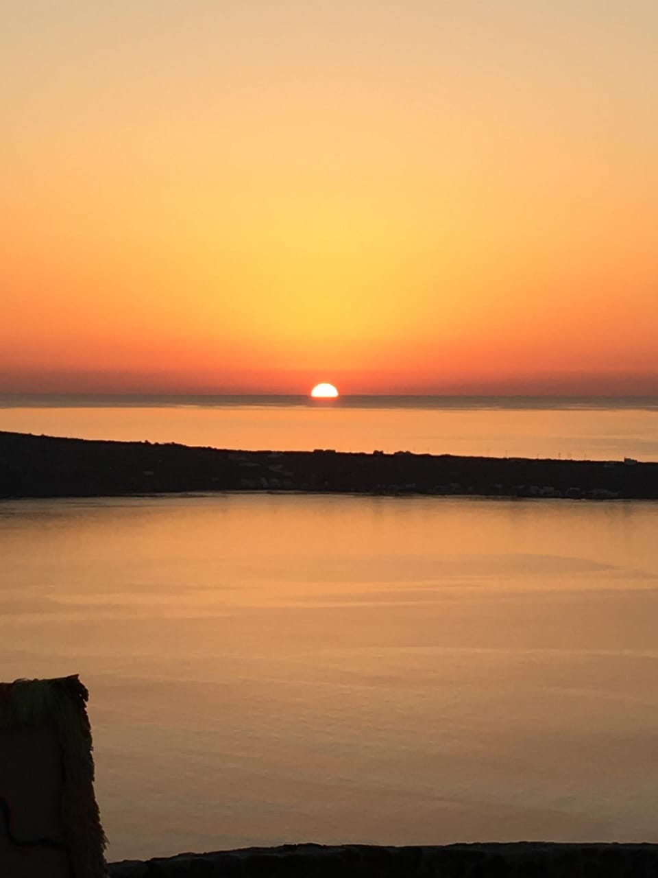 Sunset view from Windmill's balcony