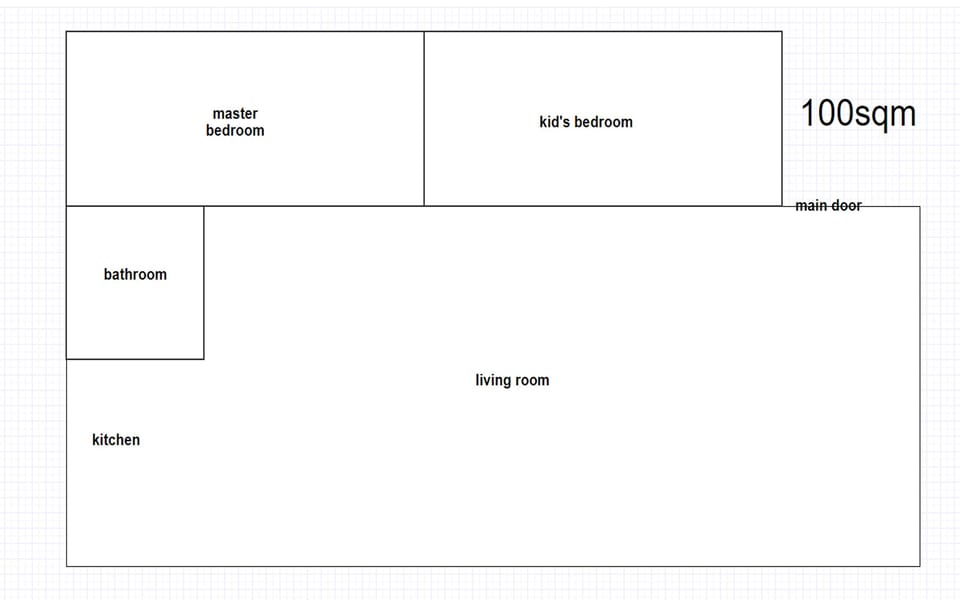 Floor plan Sepolia apartment