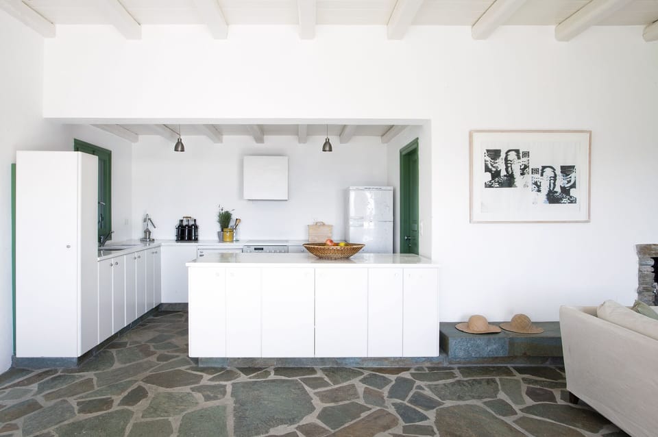 open plan kitchen