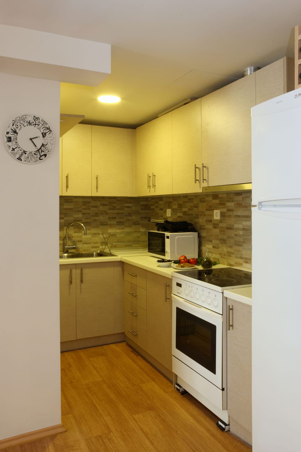 Kitchen area for convenient cooking 